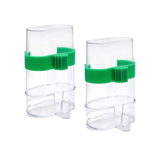 KiBcsLic 2Pcs Sittich Waterer Automatische Vogel Wasser Feeder für Kanarienvogel Finken Nymphensittich KiBcsLic 2Pcs Sittich Waterer Automatische Vogel Wasser Feeder für Kanarienvogel Finken Nymphensittich von KiBcsLic