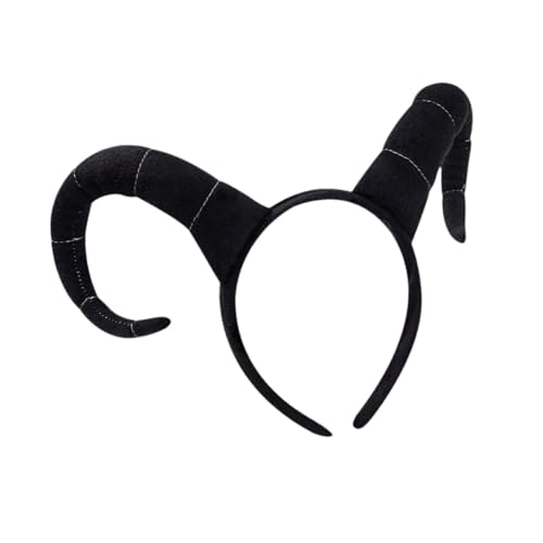 KiBcsLic Antilopenhörner Stirnband Kopfbedeckung für Karneval Tier Cosplay, Schwarz KiBcsLic Antilopenhörner Stirnband Kopfbedeckung für Karneval Tier Cosplay, Schwarz von KiBcsLic