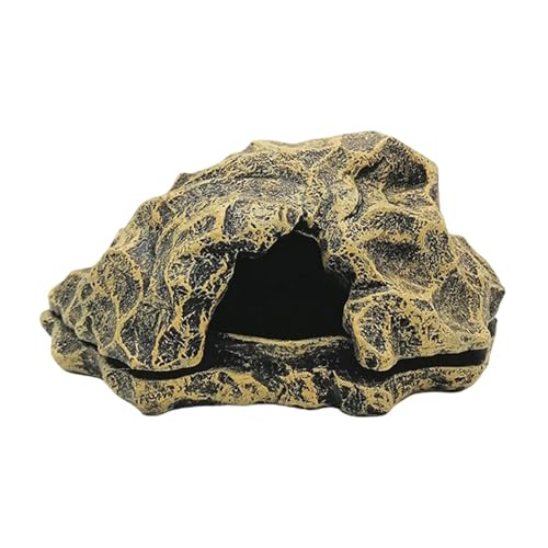 KiBcsLic Aquarium Dekor mit Versteckhöhle Aus Kunstharz für Kleine Reptilien, Bronzefarben KiBcsLic Aquarium Dekor mit Versteckhöhle Aus Kunstharz für Kleine Reptilien, Bronzefarben von KiBcsLic