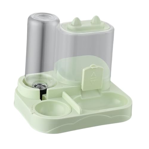 KiBcsLic Automatischer Futterspender für Haustiere mit Kombinierter Futterschale Wasserspender Futtercontainer Futtervorratsbehälter in Abnehmbarer Ausführung, GrÜn KiBcsLic Automatischer Futterspender für Haustiere mit Kombinierter Futterschale Wasserspender Futtercontainer Futtervorratsbehälter in Abnehmbarer Ausführung, GrÜn von KiBcsLic