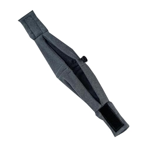KiBcsLic Bequeme Kopfbedeckung für Hunde Zur Fellpflege Und Zum Schutz, Dark Gray S von KiBcsLic