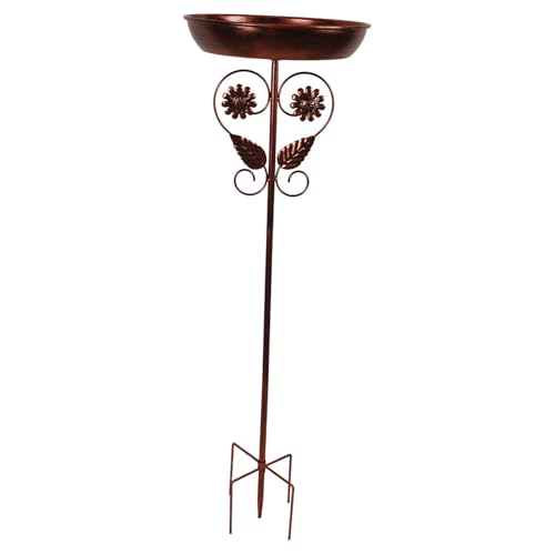 KiBcsLic Eisen Vogelbad Vogel Feeder Tablett Vogelbad Montage Fütterung Station Geschenk mit 5 KiBcsLic Eisen Vogelbad Vogel Feeder Tablett Vogelbad Montage Fütterung Station Geschenk mit 5 von KiBcsLic