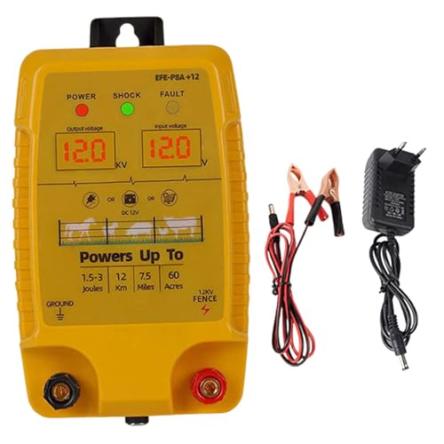 KiBcsLic Electric Fence Controller Viehzucht liefert Viehzaunladegerät für Rasen von KiBcsLic
