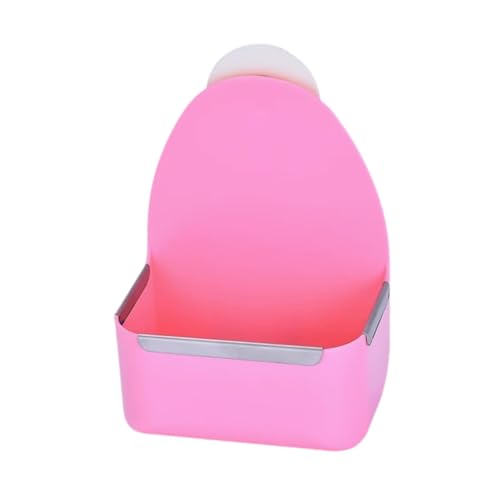 KiBcsLic Futternapf mit Heuhalter Und Sicherem Knopf für Kleintiere Wie Hamster Und Igel, Rosa KiBcsLic Futternapf mit Heuhalter Und Sicherem Knopf für Kleintiere Wie Hamster Und Igel, Rosa von KiBcsLic