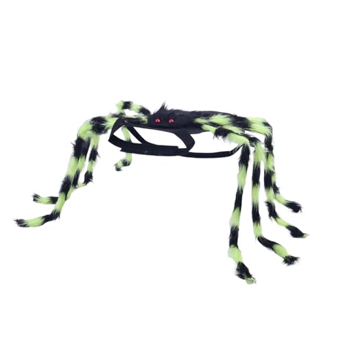 KiBcsLic Halloween Kostüm für Hunde Und Katzen, Accessoires für Haustiere mit Verstellbarem Riemen, Grün Klein KiBcsLic Halloween Kostüm für Hunde Und Katzen, Accessoires für Haustiere mit Verstellbarem Riemen, Grün Klein von KiBcsLic
