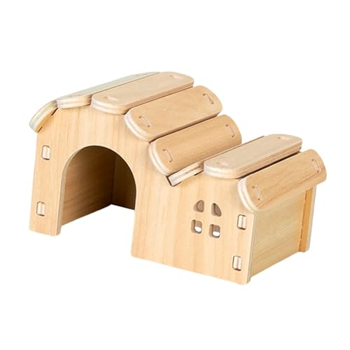 KiBcsLic Hamster Holz Haus Spielzeug Hamster Versteck Hütte für Kleine Haustiere Chinchilla Mäuse KiBcsLic Hamster Holz Haus Spielzeug Hamster Versteck Hütte für Kleine Haustiere Chinchilla Mäuse von KiBcsLic