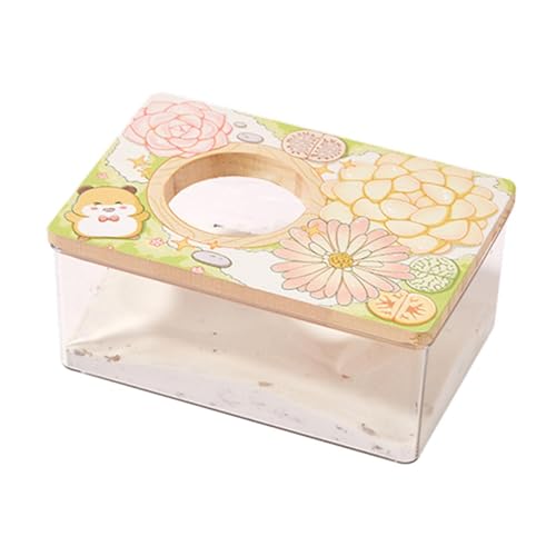 KiBcsLic Hamsterbade Toilettenbehälter für Kleintiere mit Holzabdeckung, Haustier Badezimmerzubehör für Frettchen, Eichhörnchen, M KiBcsLic Hamsterbade Toilettenbehälter für Kleintiere mit Holzabdeckung, Haustier Badezimmerzubehör für Frettchen, Eichhörnchen, M von KiBcsLic