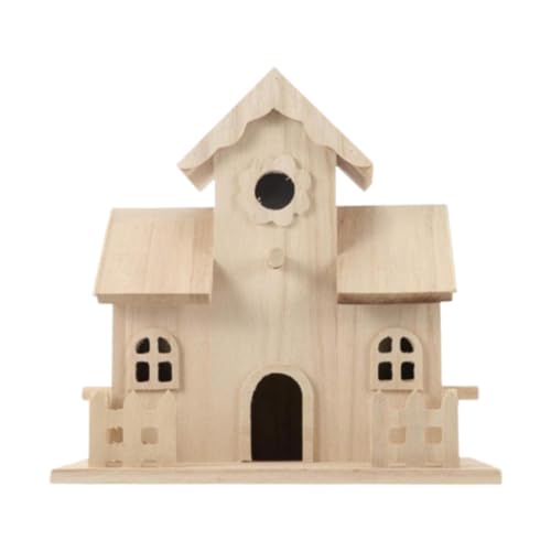 KiBcsLic Holz Vogelhaus Nistkasten DIY Finken Blauvogel Vogelhaus, Outdoor KiBcsLic Holz Vogelhaus Nistkasten DIY Finken Blauvogel Vogelhaus, Outdoor von KiBcsLic