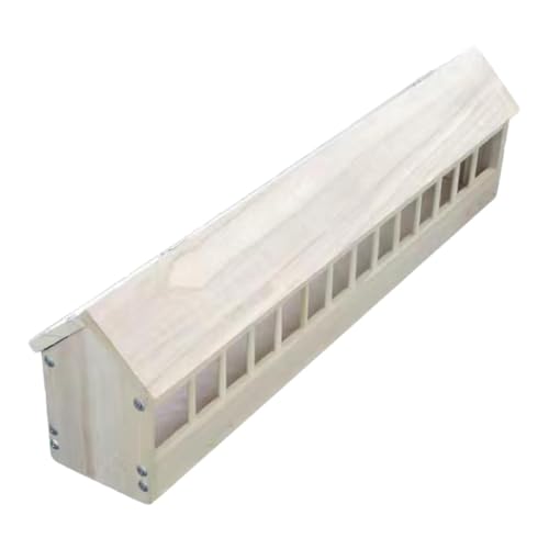 KiBcsLic Holzbehälter Zur Taubenfütterung, Mehrschlitzspender für Geflügel, 80 cm X 12.5 cm X KiBcsLic Holzbehälter Zur Taubenfütterung, Mehrschlitzspender für Geflügel, 80 cm X 12.5 cm X von KiBcsLic