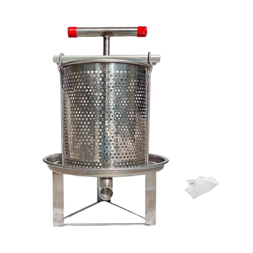 KiBcsLic Honigpresse, Obstweinpresse, Bienenzuchtextraktion, Stabile Basis, Robuster Brecher, Weinherstellung für Wabenöl, Trester, 1 Filtergewebe KiBcsLic Honigpresse, Obstweinpresse, Bienenzuchtextraktion, Stabile Basis, Robuster Brecher, Weinherstellung für Wabenöl, Trester, 1 Filtergewebe von KiBcsLic