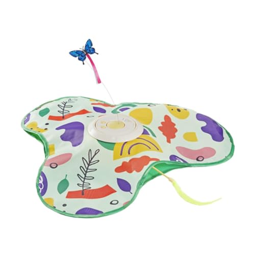 KiBcsLic Interaktives Katzenspielzeug, Bewegliches Spielzeug, Übungsspielzeug, Automatisches Versteckspiel, Quietschende Mäuse, für Katzen Und Kätzchen, GrÜn KiBcsLic Interaktives Katzenspielzeug, Bewegliches Spielzeug, Übungsspielzeug, Automatisches Versteckspiel, Quietschende Mäuse, für Katzen Und Kätzchen, GrÜn von KiBcsLic