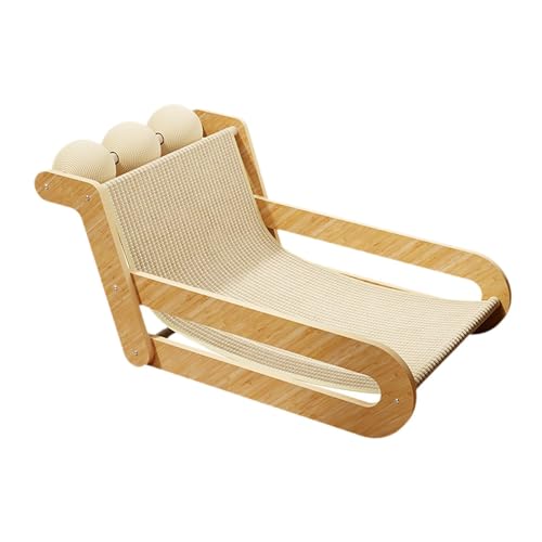 KiBcsLic Katze Hängematte Bett Katze Lounge Stuhl Möbel mit Spielzeug Bälle Katzen Erhöhten Bett Haustier KiBcsLic Katze Hängematte Bett Katze Lounge Stuhl Möbel mit Spielzeug Bälle Katzen Erhöhten Bett Haustier von KiBcsLic