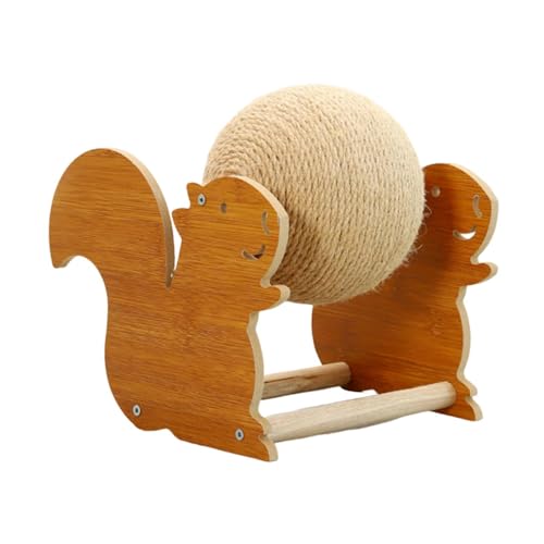 KiBcsLic Katze Scratcher Spielzeug Schleifen Krallen Spielen Interaktive Schützen Möbel Holz von KiBcsLic