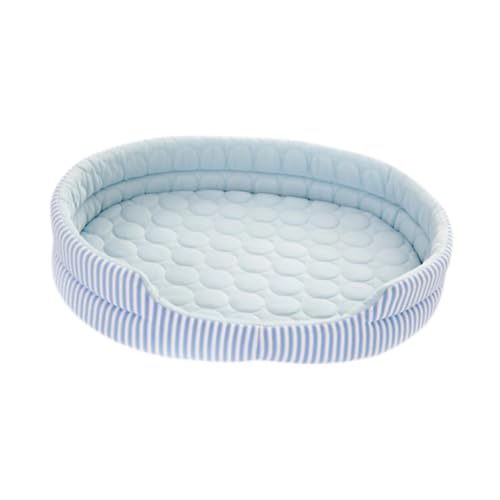 KiBcsLic Katzenbett für Den Sommer, Hundeunterlage, Rund, Schlafbett, Haustier Kühlmatte für Welpen, Kleine Hunde, Kätzchen, M KiBcsLic Katzenbett für Den Sommer, Hundeunterlage, Rund, Schlafbett, Haustier Kühlmatte für Welpen, Kleine Hunde, Kätzchen, M von KiBcsLic