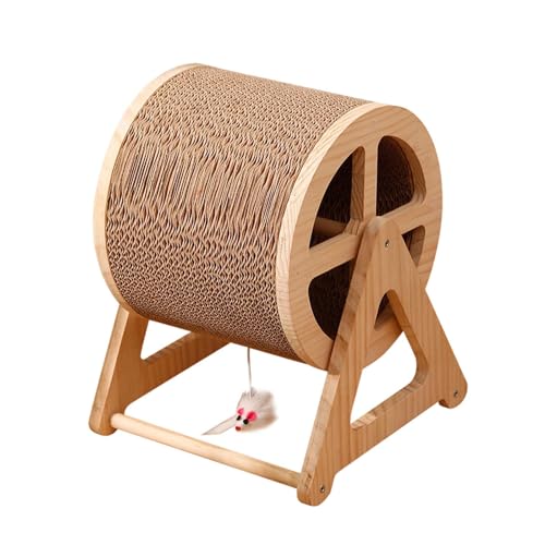 KiBcsLic Katzenkrallen Kratzbrett für Kleine Haustiere Und Kätzchen, Holzfarbe von KiBcsLic