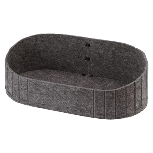 KiBcsLic Katzenkratzbett Katzenbett Kratzpad Nest Abnutzungsbeständig Haustierbett Kratzbrett Atmungsaktiv für Katzenruheplatz Wohnungseinrichtung Geschenk, Grau von KiBcsLic