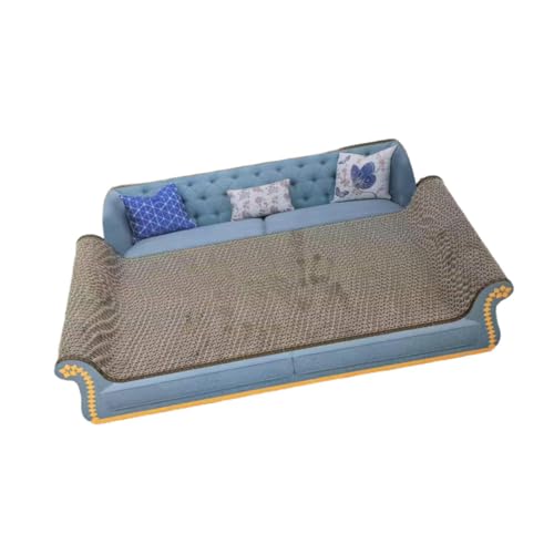 KiBcsLic Katzenkratzbrett, Katzenkratzbrett, Schlafsofa, Schleifkralle, Wohnmöbelschutz, Kratzkissen, Haustierbett für Kätzchen, Himmelblau von KiBcsLic