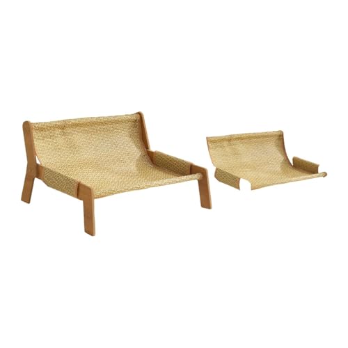 KiBcsLic Katzenkratzmöbel 2-in-1, Liegefläche, Couch, 52 x 44 x 29 cm, Spiel- und Schlafbereich, Kühlkissen KiBcsLic Katzenkratzmöbel 2-in-1, Liegefläche, Couch, 52 x 44 x 29 cm, Spiel- und Schlafbereich, Kühlkissen von KiBcsLic