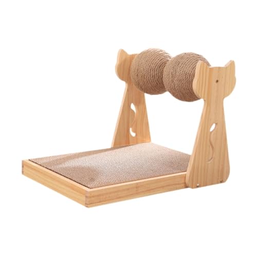 KiBcsLic Katzenkratzunterlage für Kätzchen, Ruhebereich Und Couchschutz, mit Kugel KiBcsLic Katzenkratzunterlage für Kätzchen, Ruhebereich Und Couchschutz, mit Kugel von KiBcsLic