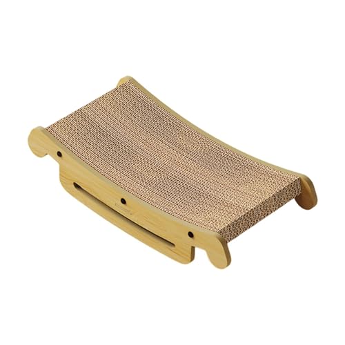 KiBcsLic Katzenliege Als Komfortables Katzensofa Und Katzenbett Eine Kratzgelegenheit mit Stabilem MDF Gestell Und Leinenbezug für Katzen Und Kätzchen in Wohn, Style B von KiBcsLic
