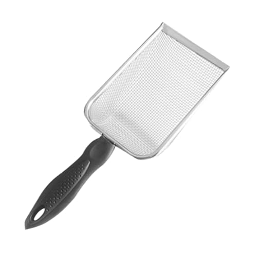 KiBcsLic Katzenstreu Reiniger für Katzentoiletten, Tiefes Spatensieb, Reinigungswerkzeug für Eidechsen, Schnelles Sieben, Aquarium, Schwarzer Griff Mesh 6 KiBcsLic Katzenstreu Reiniger für Katzentoiletten, Tiefes Spatensieb, Reinigungswerkzeug für Eidechsen, Schnelles Sieben, Aquarium, Schwarzer Griff Mesh 6 von KiBcsLic