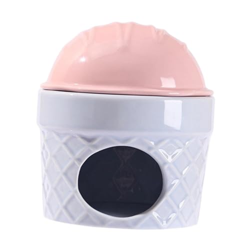 KiBcsLic Keramikbett für Den Innenbereich für Hamster, Dekoratives Versteck für Igel Und Chinchillas, Rosa KiBcsLic Keramikbett für Den Innenbereich für Hamster, Dekoratives Versteck für Igel Und Chinchillas, Rosa von KiBcsLic