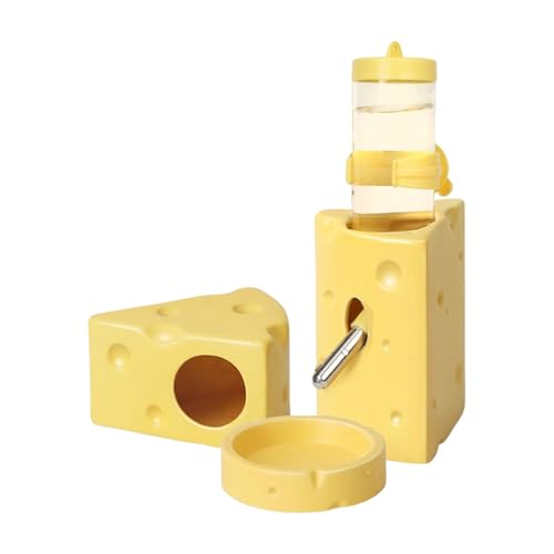 KiBcsLic Keramikversteck für Hamster, Ideale Dekoration Und Abkühlungsmöglichkeit für Kleintiere, Yellow S KiBcsLic Keramikversteck für Hamster, Ideale Dekoration Und Abkühlungsmöglichkeit für Kleintiere, Yellow S von KiBcsLic
