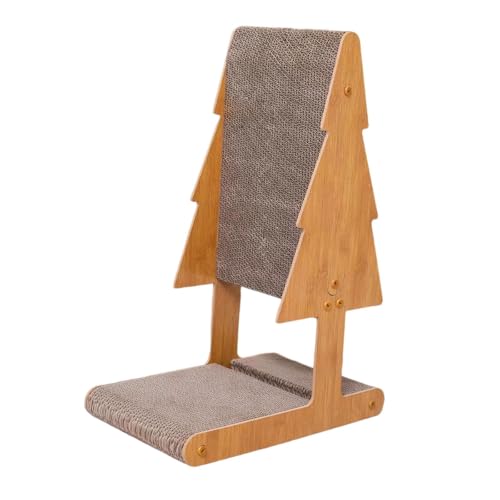KiBcsLic Kratzbaum Zur Krallenpflege mit Kratzbrett Katzenkratzer Und Kratzpad in T Form Aus Verschleißfester Wellpappe Zum Schutz von Möbeln, Style B KiBcsLic Kratzbaum Zur Krallenpflege mit Kratzbrett Katzenkratzer Und Kratzpad in T Form Aus Verschleißfester Wellpappe Zum Schutz von Möbeln, Style B von KiBcsLic