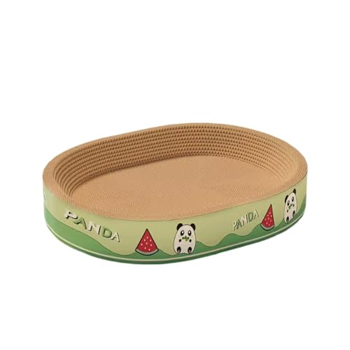 KiBcsLic Kratzbrett Kratzmöbel Kratzbett Katzenkratzbrett Kratzsofa Langlebige Konstruktion Aus Pappe in Schalenform für Die Beschäftigung von Hauskatzen Und, Oval L KiBcsLic Kratzbrett Kratzmöbel Kratzbett Katzenkratzbrett Kratzsofa Langlebige Konstruktion Aus Pappe in Schalenform für Die Beschäftigung von Hauskatzen Und, Oval L von KiBcsLic