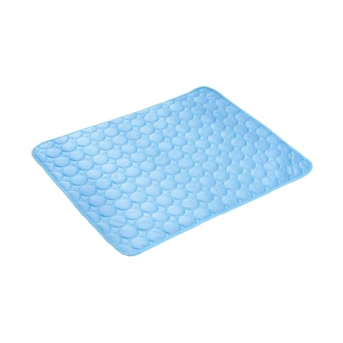 KiBcsLic Kühlmatte für Tiere, Kissen für Katzen, tragbar, einfach zu reinigen, Nest für Welpen und Kätzchen, Sommerkissen für kleine Haustiere, 40cmx30cm 60g von KiBcsLic