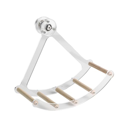 KiBcsLic Laufrad für Kleintiere, Vogelspielzeug, Geschenke, Puzzle Zubehör für Hamster, L Wood Stick KiBcsLic Laufrad für Kleintiere, Vogelspielzeug, Geschenke, Puzzle Zubehör für Hamster, L Wood Stick von KiBcsLic