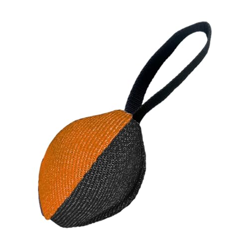 KiBcsLic Leichter Zerrball für Hunde Zum Trainieren Und Spielen, für Jagdaktivitäten, Schwarz Orange KiBcsLic Leichter Zerrball für Hunde Zum Trainieren Und Spielen, für Jagdaktivitäten, Schwarz Orange von KiBcsLic