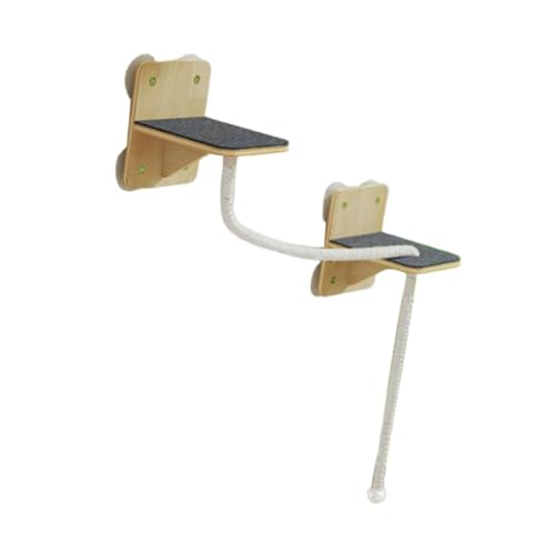 KiBcsLic Regalmöbel mit Stabilen Saugnäpfen Kletterregal Sitzstangen Zum Schlafen Und Nickerchen, Baumwollseil KiBcsLic Regalmöbel mit Stabilen Saugnäpfen Kletterregal Sitzstangen Zum Schlafen Und Nickerchen, Baumwollseil von KiBcsLic