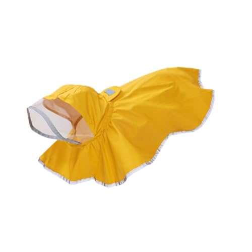 KiBcsLic Regenmantel für Hunde mit Kapuze, wasserdicht und tragbar, geeignet für große und kleine Tiere, L KiBcsLic Regenmantel für Hunde mit Kapuze, wasserdicht und tragbar, geeignet für große und kleine Tiere, L von KiBcsLic