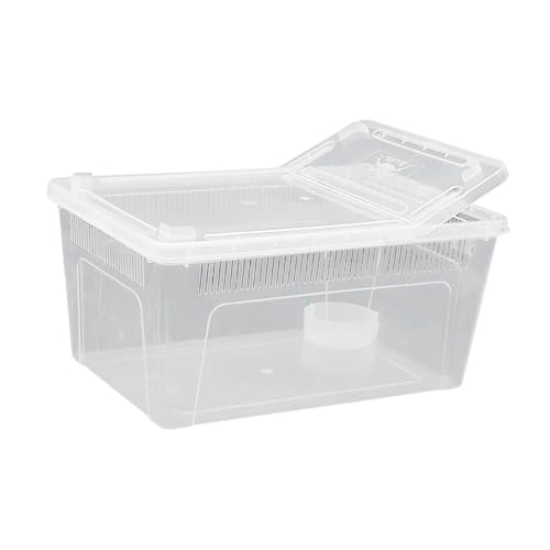 KiBcsLic Reptilien Zuchtbox Als Transparentes Terrarium Zuchtkasten Und Futterbehälter Dieser Transportkäfig Aus Wiederverwendbarem PP Bietet Klare, 32x22x15cm KiBcsLic Reptilien Zuchtbox Als Transparentes Terrarium Zuchtkasten Und Futterbehälter Dieser Transportkäfig Aus Wiederverwendbarem PP Bietet Klare, 32x22x15cm von KiBcsLic