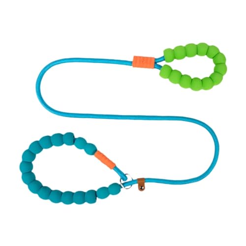 KiBcsLic Robuste Hundeleine aus Nylon mit bequemem Griff für Aktivitäten im Freien, Blau KiBcsLic Robuste Hundeleine aus Nylon mit bequemem Griff für Aktivitäten im Freien, Blau von KiBcsLic