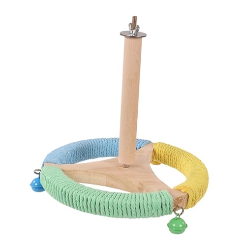 KiBcsLic Rotierenden Vogel Barsch Spielzeug Vogel Käfig DIY Aktivität Zentrum Tragbare Vielseitig Avian von KiBcsLic