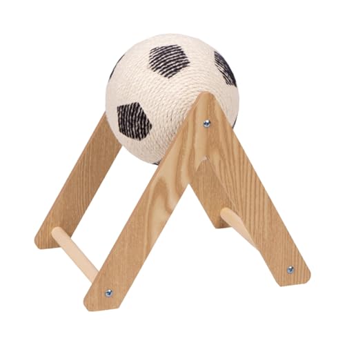 KiBcsLic Rotierender Katzenkratzball in Fußballform Zur Krallenpflege, L KiBcsLic Rotierender Katzenkratzball in Fußballform Zur Krallenpflege, L von KiBcsLic
