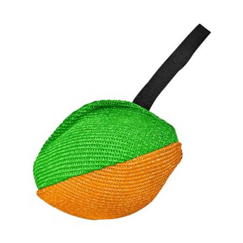KiBcsLic Tragbares Ziehspielzeug für Hunde mit Griff für Bewegung Und Spiel, Grün Orange KiBcsLic Tragbares Ziehspielzeug für Hunde mit Griff für Bewegung Und Spiel, Grün Orange von KiBcsLic