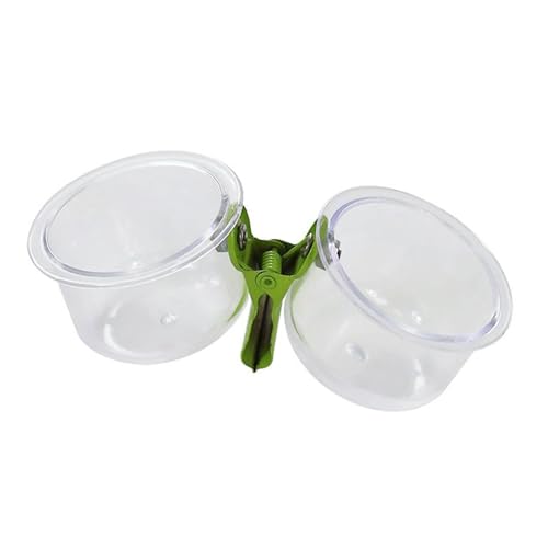 KiBcsLic Vogel Futternäpfe mit Klemmhalter, Futter Und Wassernäpfe für Nymphensittiche, Aras KiBcsLic Vogel Futternäpfe mit Klemmhalter, Futter Und Wassernäpfe für Nymphensittiche, Aras von KiBcsLic