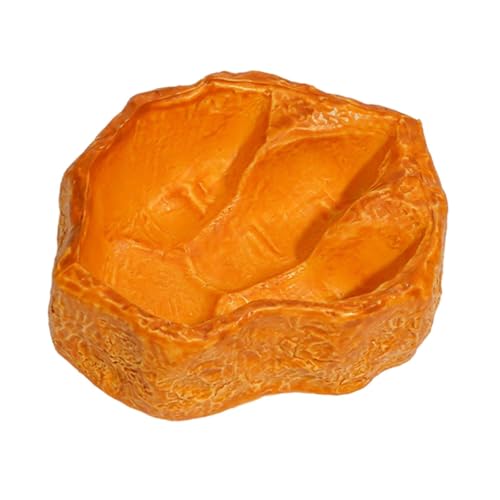 KiBcsLic Wasserschalenhalter für Schildkröten, Dekoratives Futterbecken, Orange KiBcsLic Wasserschalenhalter für Schildkröten, Dekoratives Futterbecken, Orange von KiBcsLic