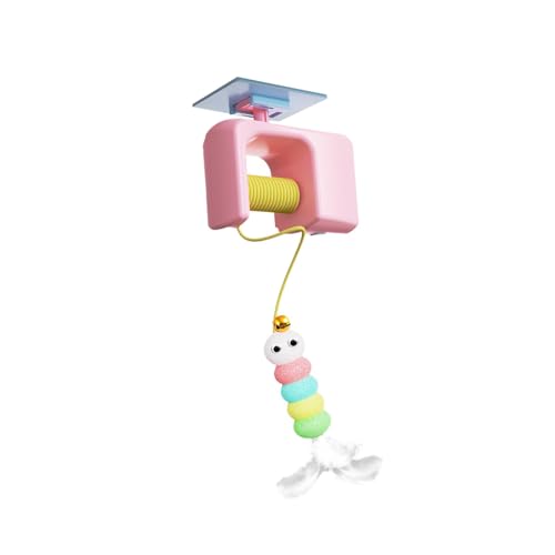 KiBcsLic Wiederaufladbares Katzenspielzeug für Kätzchen mit Elastischem Seil, Rosa KiBcsLic Wiederaufladbares Katzenspielzeug für Kätzchen mit Elastischem Seil, Rosa von KiBcsLic