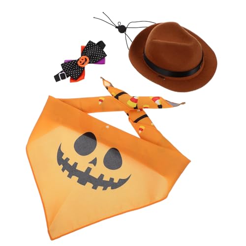 Kichvoe 1 Satz Katzenkostüm mit Hut und Fliege für Halloween Waschbares Accessoire für Katzen Geeignet für Feste und Tägliches Tragen Kreatives für Kichvoe 1 Satz Katzenkostüm mit Hut und Fliege für Halloween Waschbares Accessoire für Katzen Geeignet für Feste und Tägliches Tragen Kreatives für von Kichvoe