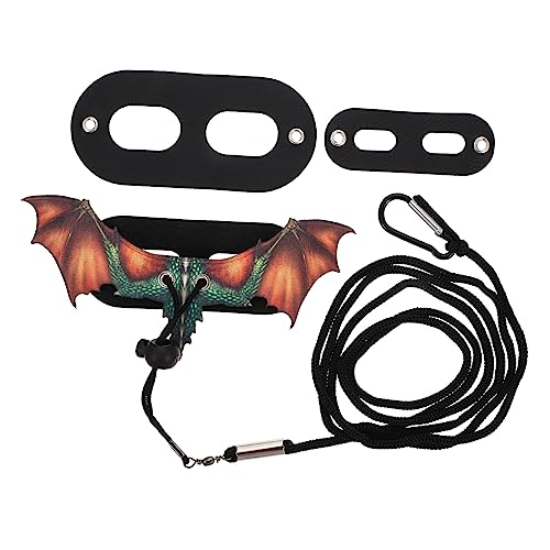 Kichvoe 1 Satz Tragbares Reptiliengeschirr mit Kreativer Fledermausform für Eidechsen und Kleine Haustiere Langlebige Leine für Sicheres und Training Orange Farbvariante Kichvoe 1 Satz Tragbares Reptiliengeschirr mit Kreativer Fledermausform für Eidechsen und Kleine Haustiere Langlebige Leine für Sicheres und Training Orange Farbvariante von Kichvoe