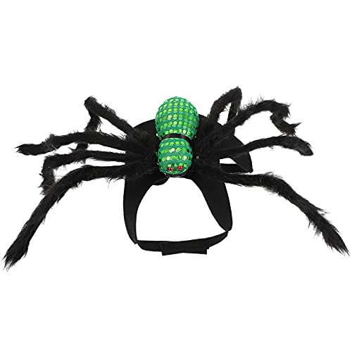 Kichvoe 1 Stück Halloween Kostüm für Haustiere Spider Outfit für Hunde und Katzen Witziges Harness für Cosplay und Partys Grün S Kichvoe 1 Stück Halloween Kostüm für Haustiere Spider Outfit für Hunde und Katzen Witziges Harness für Cosplay und Partys Grün S von Kichvoe