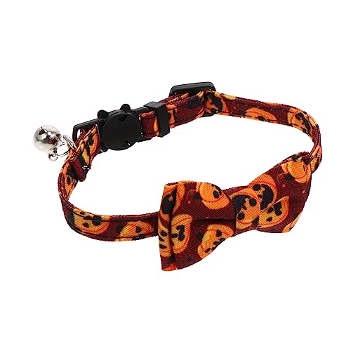 Kichvoe 1 Stück Halloween Kreatives Hundehalsband mit Schleifendekor Verstellbar für Kleine Hunde und Katzen Komfortabel und Langlebig für Fotoshootings und Halloween Dekoration Kichvoe 1 Stück Halloween Kreatives Hundehalsband mit Schleifendekor Verstellbar für Kleine Hunde und Katzen Komfortabel und Langlebig für Fotoshootings und Halloween Dekoration von Kichvoe