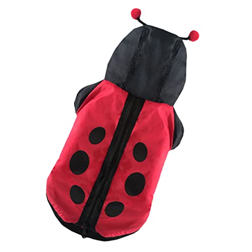 Kichvoe 1 Stück Niedliches Marienkäfer Kostüm für Hunde und Katzen Halloween Cosplay Kleidung für Haustiere für Partys und Besondere Anlässe XL Kichvoe 1 Stück Niedliches Marienkäfer Kostüm für Hunde und Katzen Halloween Cosplay Kleidung für Haustiere für Partys und Besondere Anlässe XL von Kichvoe