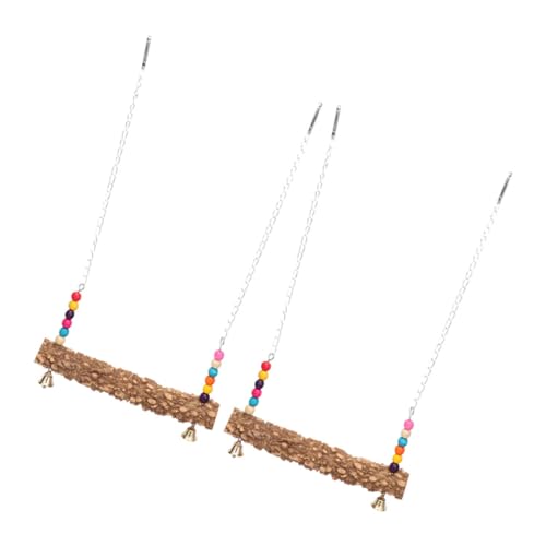 Kichvoe 2 Stück Holzschaukel für Hühner und Papageien Stabiles Sicheres Sitzspielzeug Natürlicher Kletter und Ruheplatz Robustes Kauresistentes Vogelspielzeug für Vielfältige Beschäftigung Kichvoe 2 Stück Holzschaukel für Hühner und Papageien Stabiles Sicheres Sitzspielzeug Natürlicher Kletter und Ruheplatz Robustes Kauresistentes Vogelspielzeug für Vielfältige Beschäftigung von Kichvoe