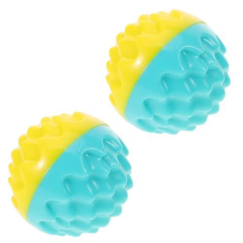 Kichvoe 2 Stück Interaktiver Wurfball für Outdoor Training Leichtes Kauspielzeug für Welpen Fördert Bindung Bewegung für Hunde im Freien Kichvoe 2 Stück Interaktiver Wurfball für Outdoor Training Leichtes Kauspielzeug für Welpen Fördert Bindung Bewegung für Hunde im Freien von Kichvoe