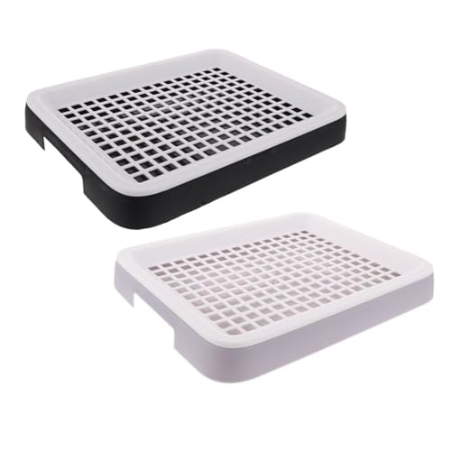 Kichvoe 2 Stück Teiliges Kaninchentoilette aus Robustem mit Auslaufsicherem Design und Feinmaschigem Einsatz für Saubere Haltung von Kaninchen Meerschweinchen und Kleinen Kleintieren Kichvoe 2 Stück Teiliges Kaninchentoilette aus Robustem mit Auslaufsicherem Design und Feinmaschigem Einsatz für Saubere Haltung von Kaninchen Meerschweinchen und Kleinen Kleintieren von Kichvoe